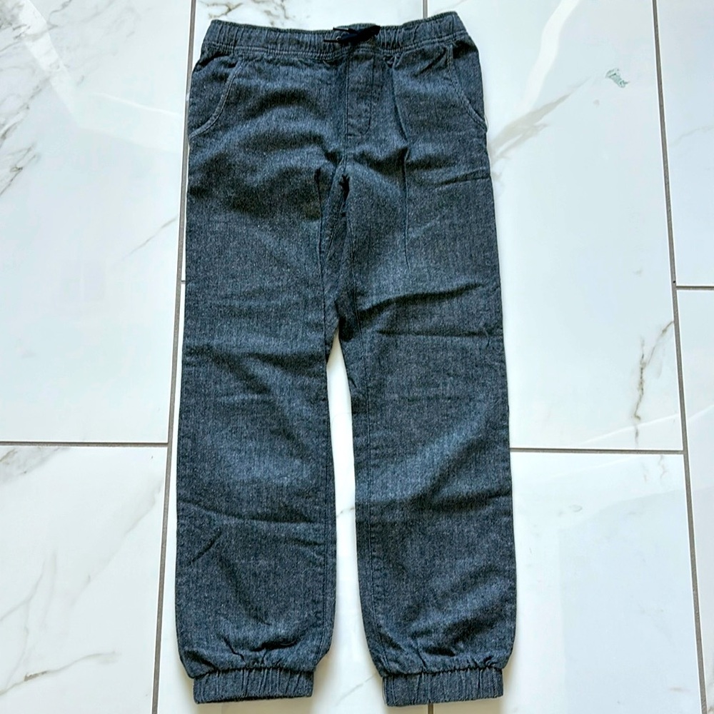 Boys old navy large 10-12linen grey pants like new